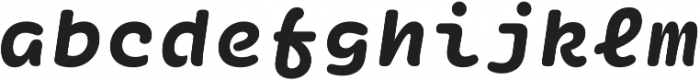Ellograph CF Extra Bold Italic otf (700) Font LOWERCASE