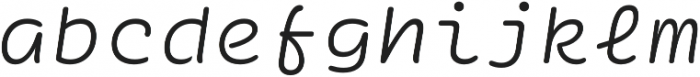 Ellograph CF Extra Light Italic otf (200) Font LOWERCASE
