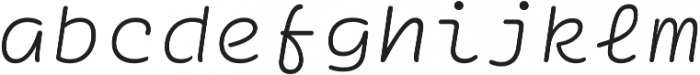 Ellograph CF Thin Italic otf (100) Font LOWERCASE