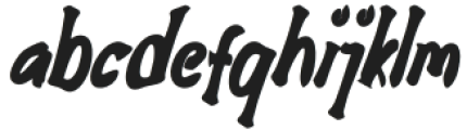 Ellok Christmas Regular otf (400) Font LOWERCASE