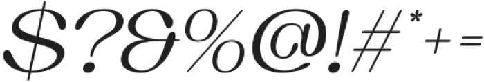 Elmaro Italic otf (400) Font OTHER CHARS