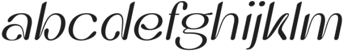 Elmaro Italic otf (400) Font LOWERCASE