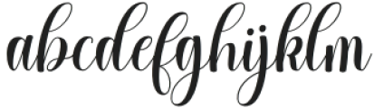 Elmino Script Regular otf (400) Font LOWERCASE