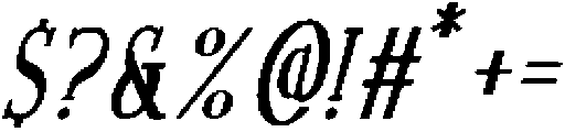 Elmonta Slant otf (400) Font OTHER CHARS