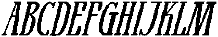Elmonta Slant otf (400) Font UPPERCASE