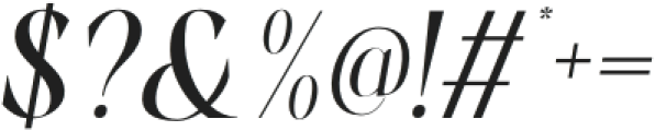 Elmorin Italic otf (400) Font OTHER CHARS