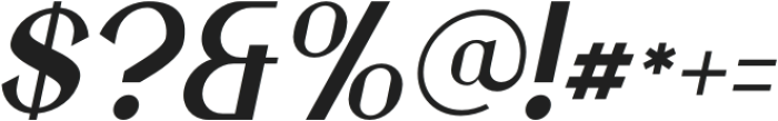 Elonny Italic otf (400) Font OTHER CHARS