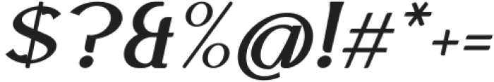 Eloran-Italic otf (400) Font OTHER CHARS