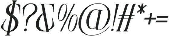 Elphadora Italic Medium otf (500) Font OTHER CHARS