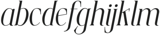 Elphadora Italic Medium otf (500) Font LOWERCASE