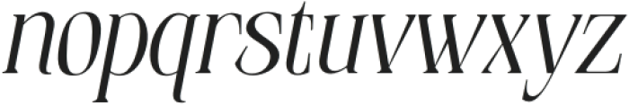 Elphadora Italic Medium otf (500) Font LOWERCASE