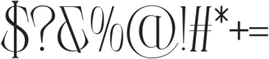 Elphadora Light otf (300) Font OTHER CHARS