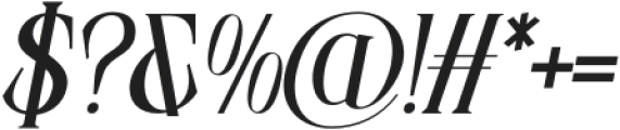 ElphadoraItalic-Bold otf (700) Font OTHER CHARS