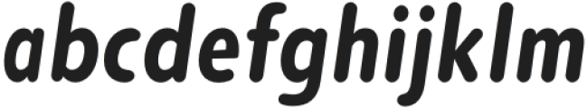 Elpy Bold Condensed Italic otf (700) Font LOWERCASE