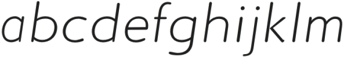 Elpy ExtraLight Italic otf (200) Font LOWERCASE