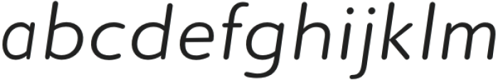 Elpy Light Italic otf (300) Font LOWERCASE