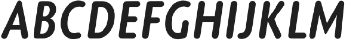 Elpy Semibold Condensed Italic otf (600) Font UPPERCASE