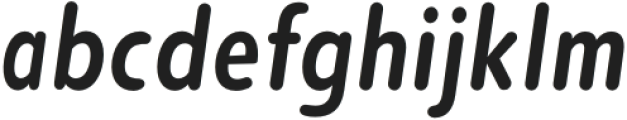 Elpy Semibold Condensed Italic otf (600) Font LOWERCASE