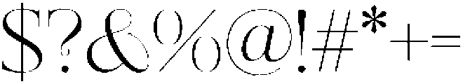 Elraine otf (400) Font OTHER CHARS