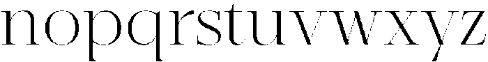 Elraine otf (400) Font LOWERCASE