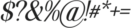 Elsain Italic otf (400) Font OTHER CHARS