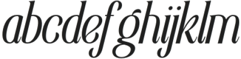 Elsain Light Italic otf (300) Font LOWERCASE