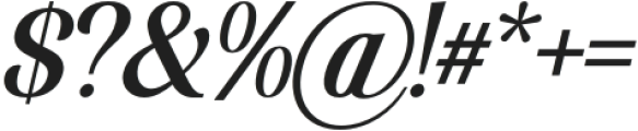 Elsain Medium Italic otf (500) Font OTHER CHARS