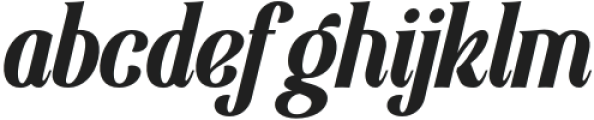 Elsain Semi Bold Italic otf (600) Font LOWERCASE