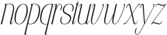 Elsain Thin Italic otf (100) Font LOWERCASE