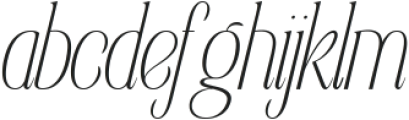 Elsain Variable Italic Thin Italic ttf (100) Font LOWERCASE