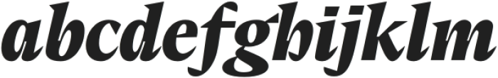 Elvira Serif Bold Italic otf (700) Font LOWERCASE