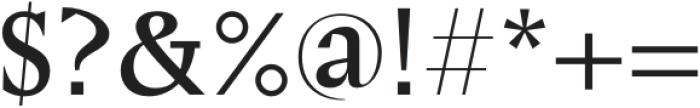 Elvira Serif Regular otf (400) Font OTHER CHARS