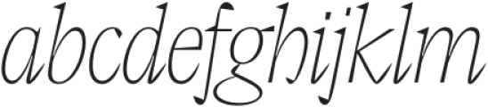 Elvira Serif Thin Italic otf (100) Font LOWERCASE