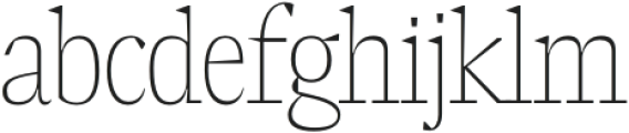 Elvira Serif Thin otf (100) Font LOWERCASE