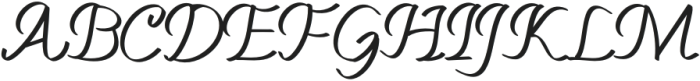 Elvoria Regular otf (400) Font UPPERCASE