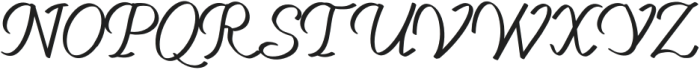 Elvoria Regular otf (400) Font UPPERCASE