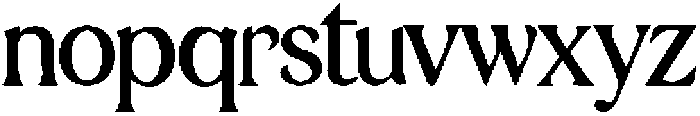 Elvoria otf (400) Font LOWERCASE