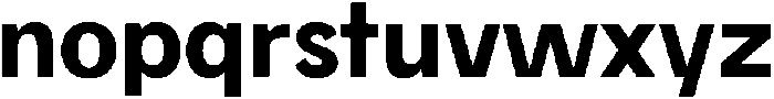 Elysia Extra Bold otf (700) Font LOWERCASE