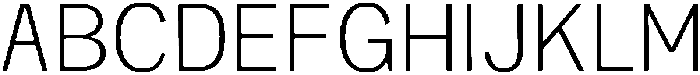 Elysia Thin otf (100) Font UPPERCASE