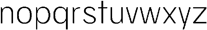 Elysia Thin otf (100) Font LOWERCASE
