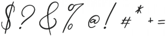 Elysian Script otf (400) Font OTHER CHARS