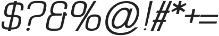 Elyzabeth Pro Semi Bold Italic otf (600) Font OTHER CHARS