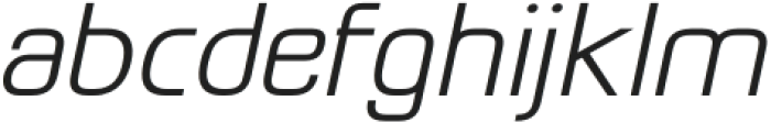 Elyzabeth Pro Semi Bold Italic otf (600) Font LOWERCASE