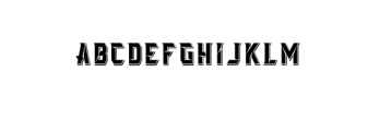 ELAGONIAN REGSHADOW.otf Font UPPERCASE