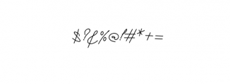 Elizany Signature Font OTHER CHARS
