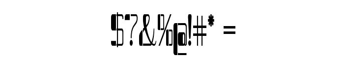 Electrico-ExtracondensedBold Font OTHER CHARS