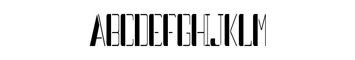Electrico-ExtracondensedRegular Font UPPERCASE