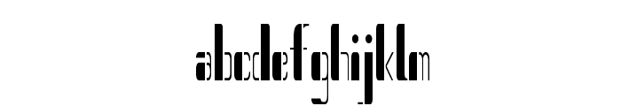 Electrico-ExtracondensedRegular Font LOWERCASE