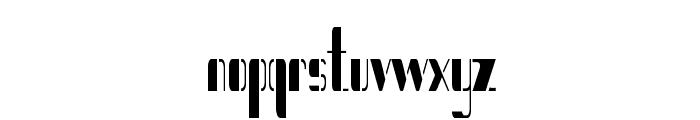Electrico-ExtracondensedRegular Font LOWERCASE