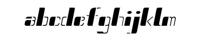 Electrico-Italic Font LOWERCASE